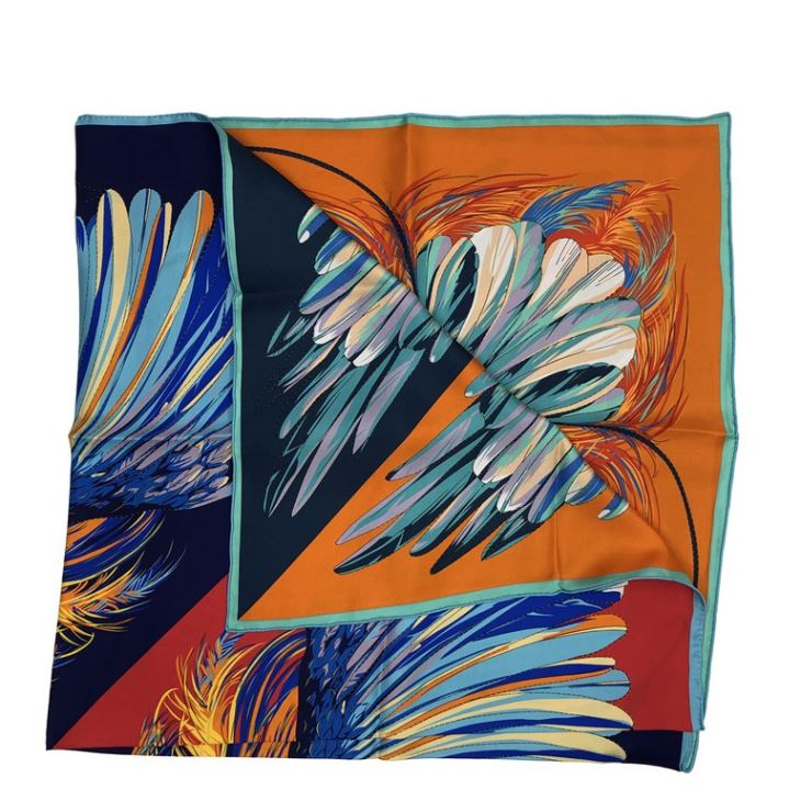 Custom Digital Double Sided Silk Scarf Women Printed Scarf Silk Women Custom Digital Double Sided Silk Scarf Women Printed Scarf Silk Women